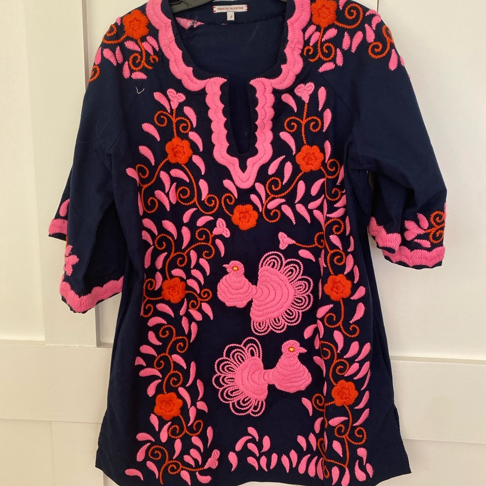 Frances Valentine tunic - Gorgeous colors and embroidery
